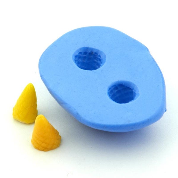 Miniature Ice Cream Cone Silicone Mould