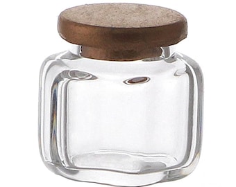 Dolls House Miniature Hexagonal Glass Jar