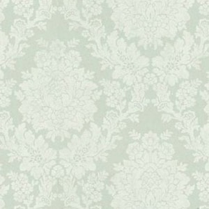 Dolls House Miniature Floral Damask Wallpaper