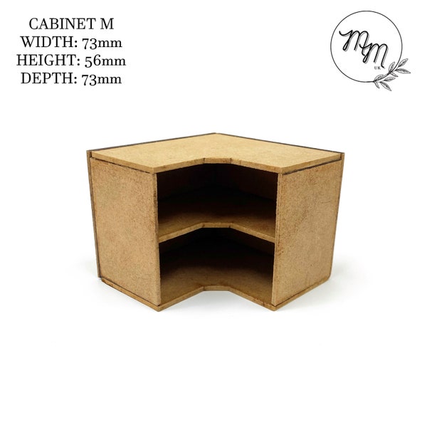 Miniature Handmade Dollshouse Corner Unit DIY Kit