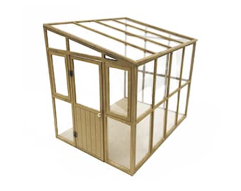 Miniature 1:12 Lean To Greenhouse Dolls house