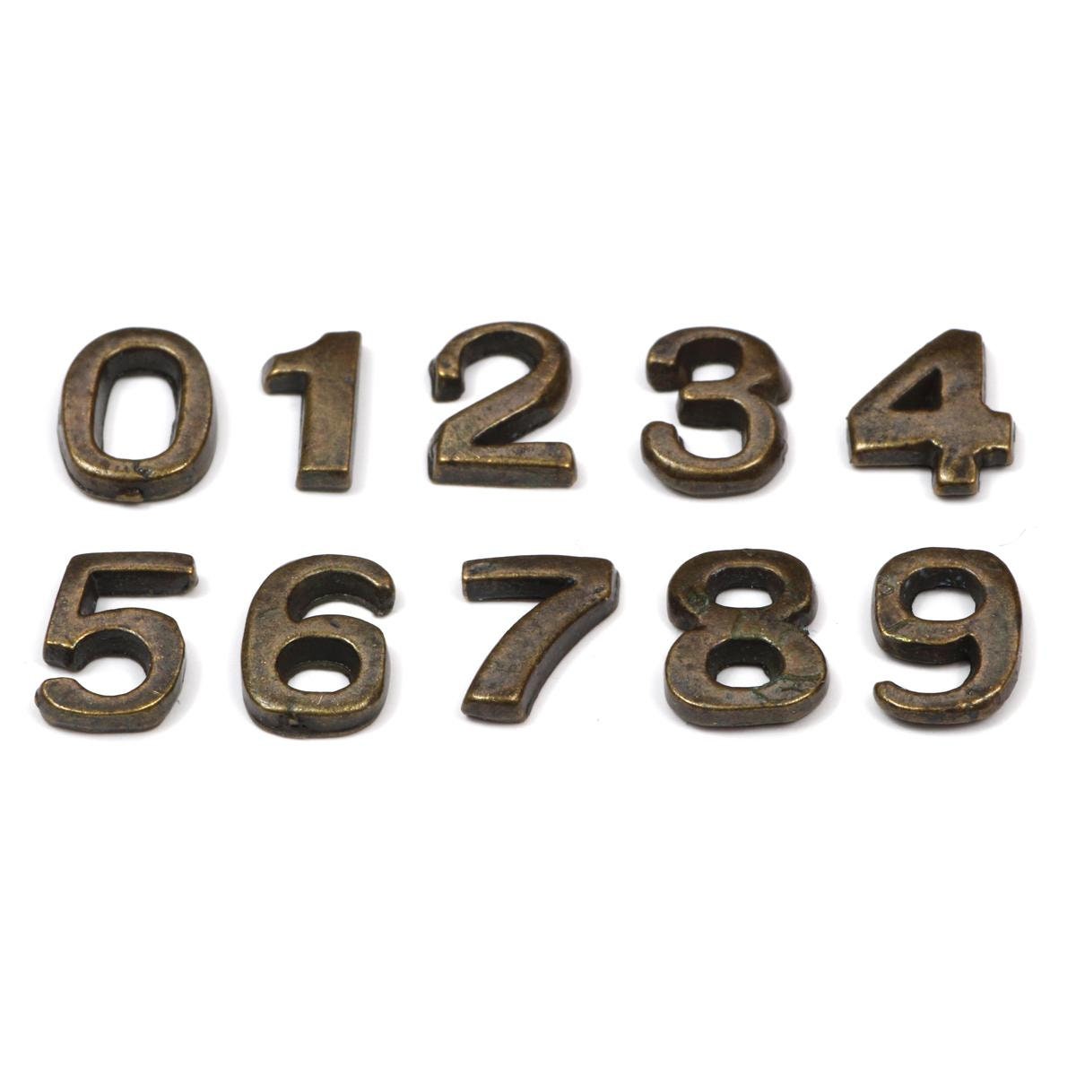 1.5 Inch Metal Numbers and Letters-Rusty or Natural Steel Finish –  Southwest Windmill