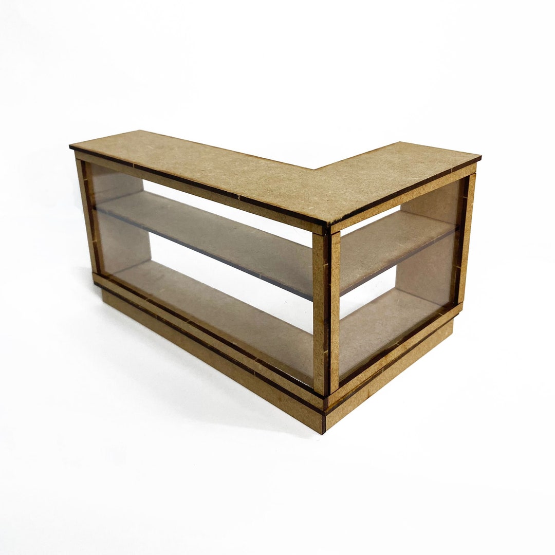 Glass counter table for shop discount