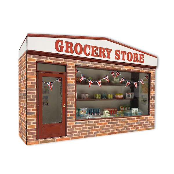 1:24th 1950s Grocery Store Kit