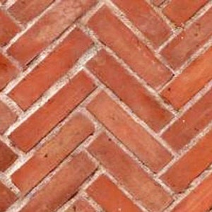 Dolls House Miniature Old Herringbone Brick Pattern Cladding