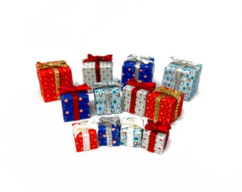 Kit de regalo navideño hecho a mano en miniatura