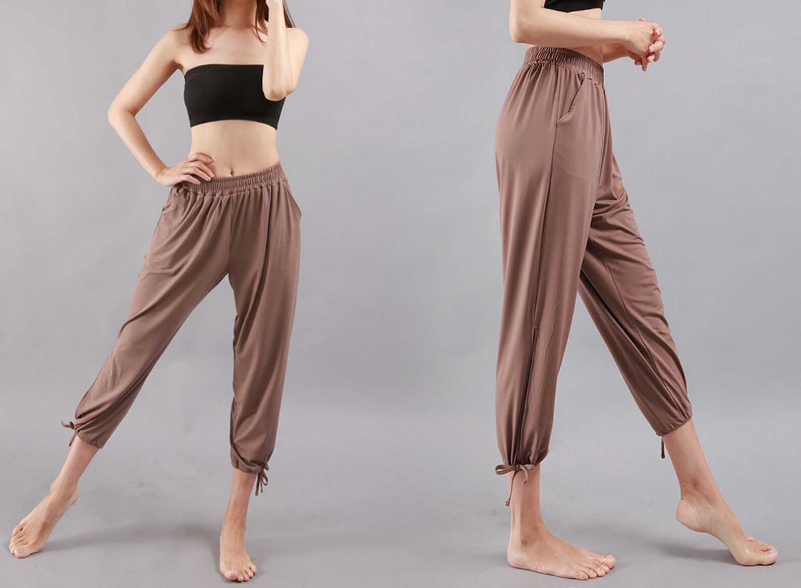 Fleece lined Yoga pantsWarm Harem Pants Women Boho Pants | Etsy