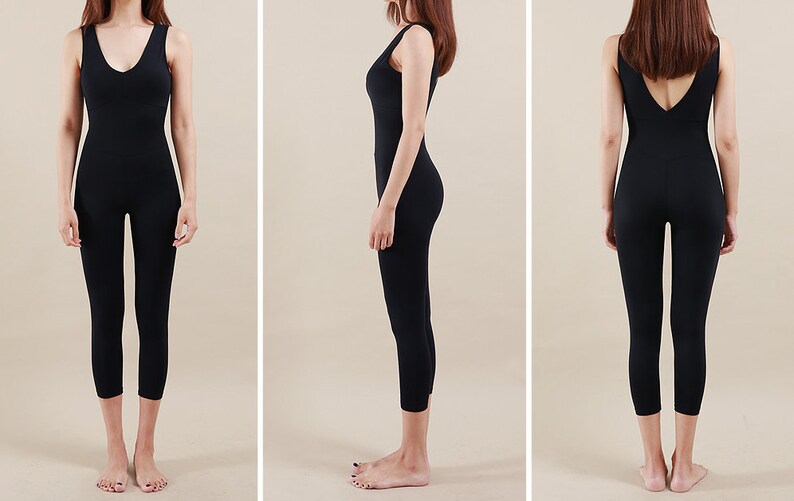 Yoga Body Suit Yoga Jumpsuitpilates One Piecesustainable Etsy