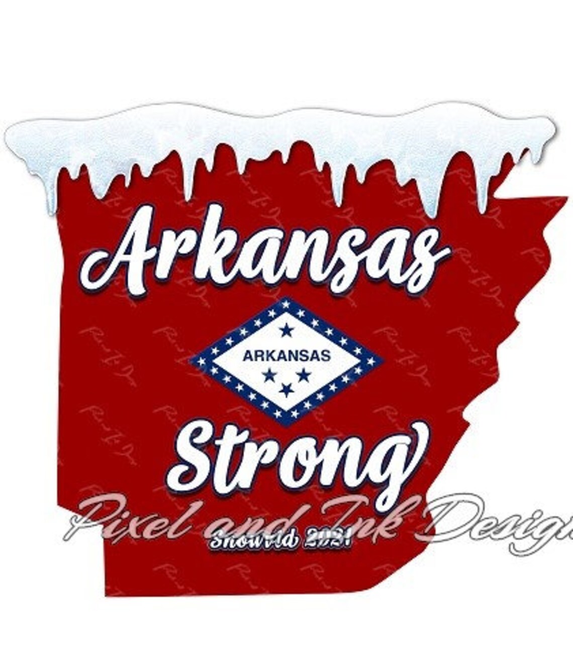 Digital Download only Arkansas Strong desgin inspired by the Etsy
