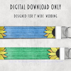 Digital design, set of 2 PNGs, sunflowers on faux wood texture, customizable, sublimation design, wristlet designs, clutch strap design, 2pc