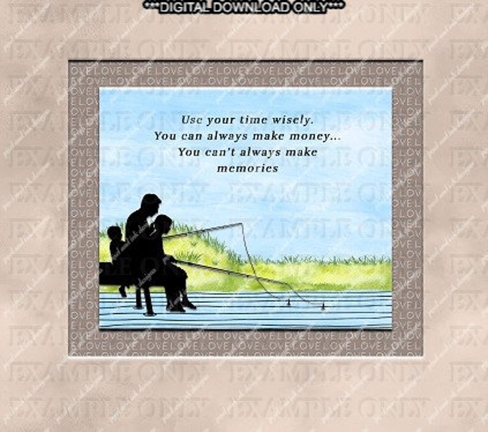 Nutze deine Zeit weise. machen Erinnerungen Spruch für die Etsy