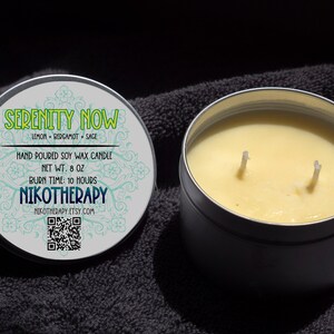 Serenity Now Scented Soy Candle 8oz