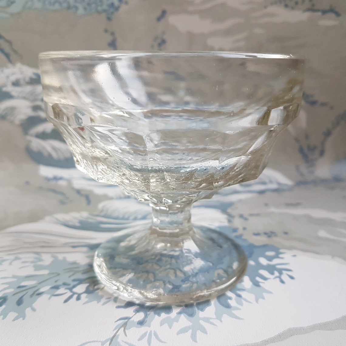 Vintage Jacobean Glass Sundae Dish Set of 4 Etsy