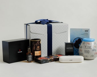Confezione regalo vuota per la festa del papà per creare il tuo cesto regalo per la festa del papà, confezione regalo per la festa del papà