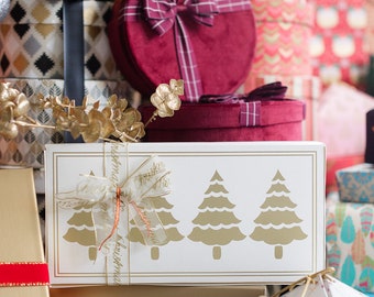 Luxe kersttraktatiedozen kerst, zelfgemaakte kerstgebakjes, kerstpakketten, kerstpakketten, traktatiebox geschenkdozen