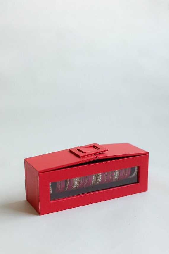 Red Bangle Box Choora Wedding Chura Bangle Boxes, Choora