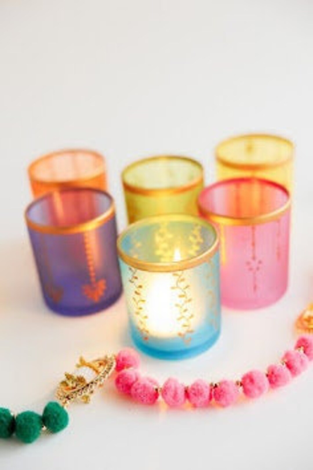 DIWALI CANDLE HOLDER Diwali Candles Diwali Gift Boxes and Etsy UK