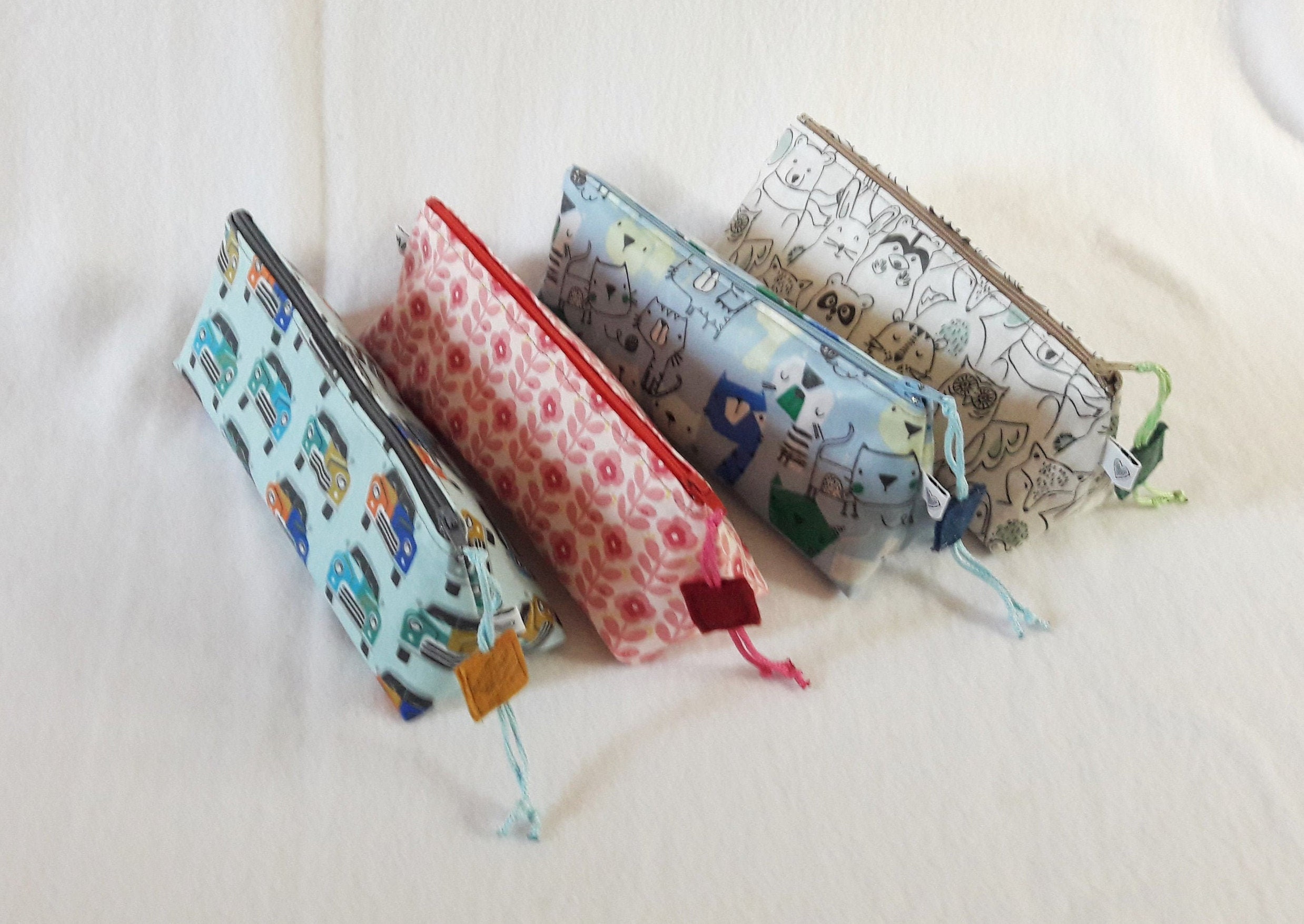 Trousse à Crayons en Tissu Enduit