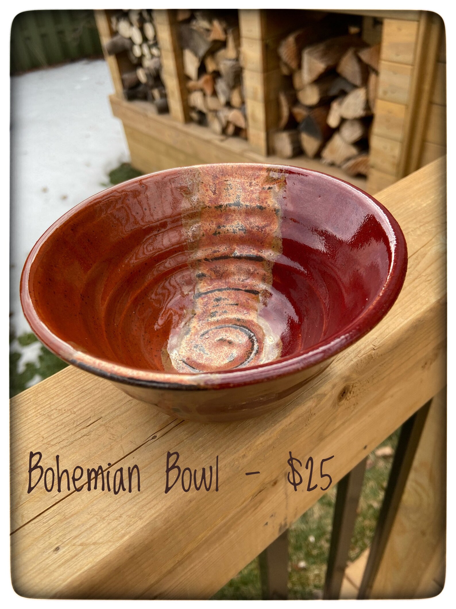 Bohemian Bowl bohemian bohemian pottery Etsy