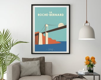 Poster La Roche Bernard - Bridge