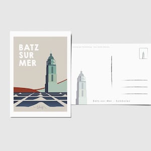 Carte postale "Batz-sur-Mer - Symbole"