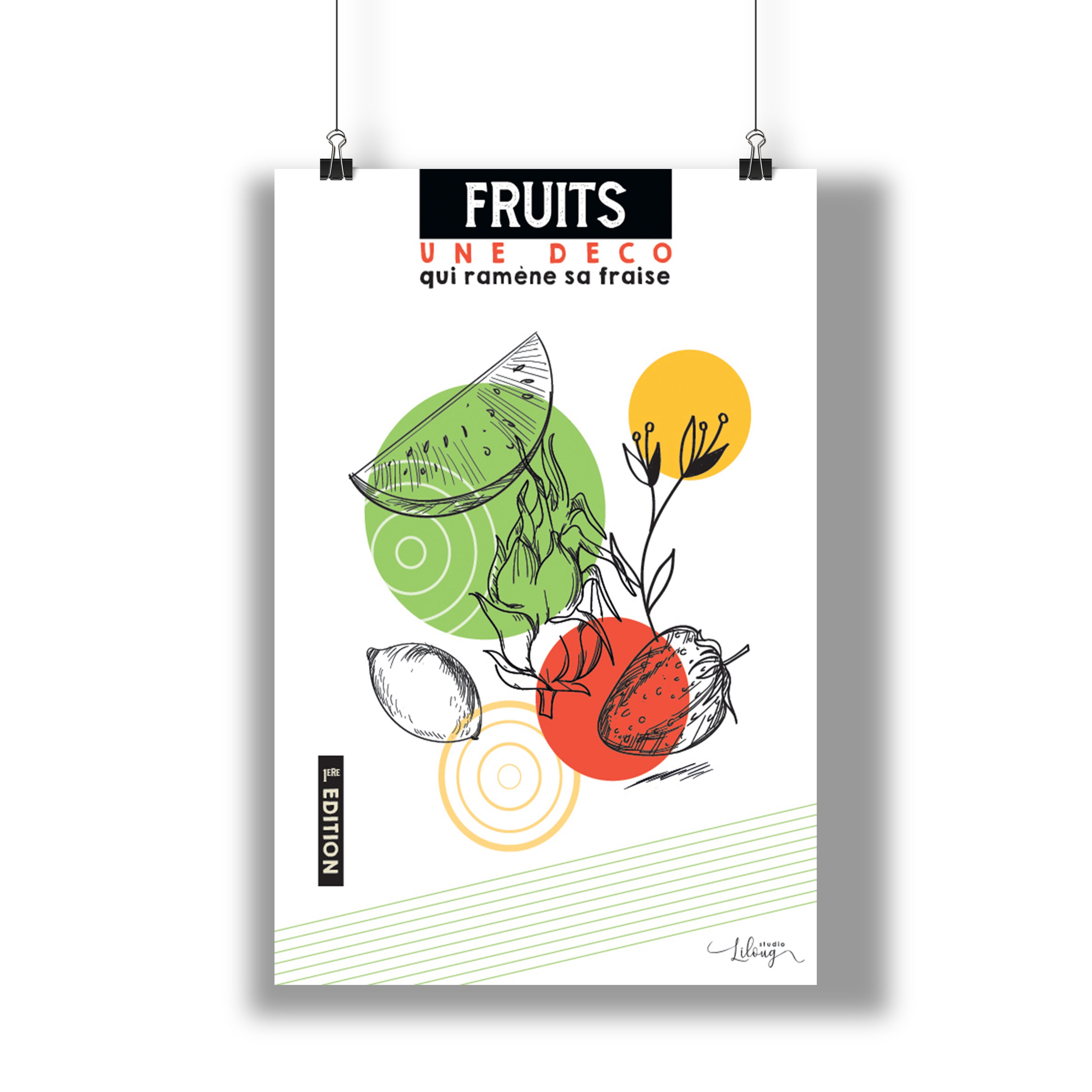Affiche Fruitée