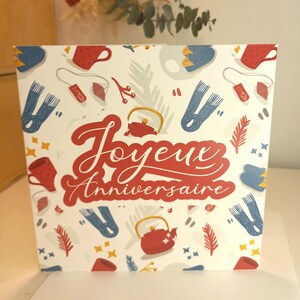 Carte postale Joyeux Anniversaire TeaTime