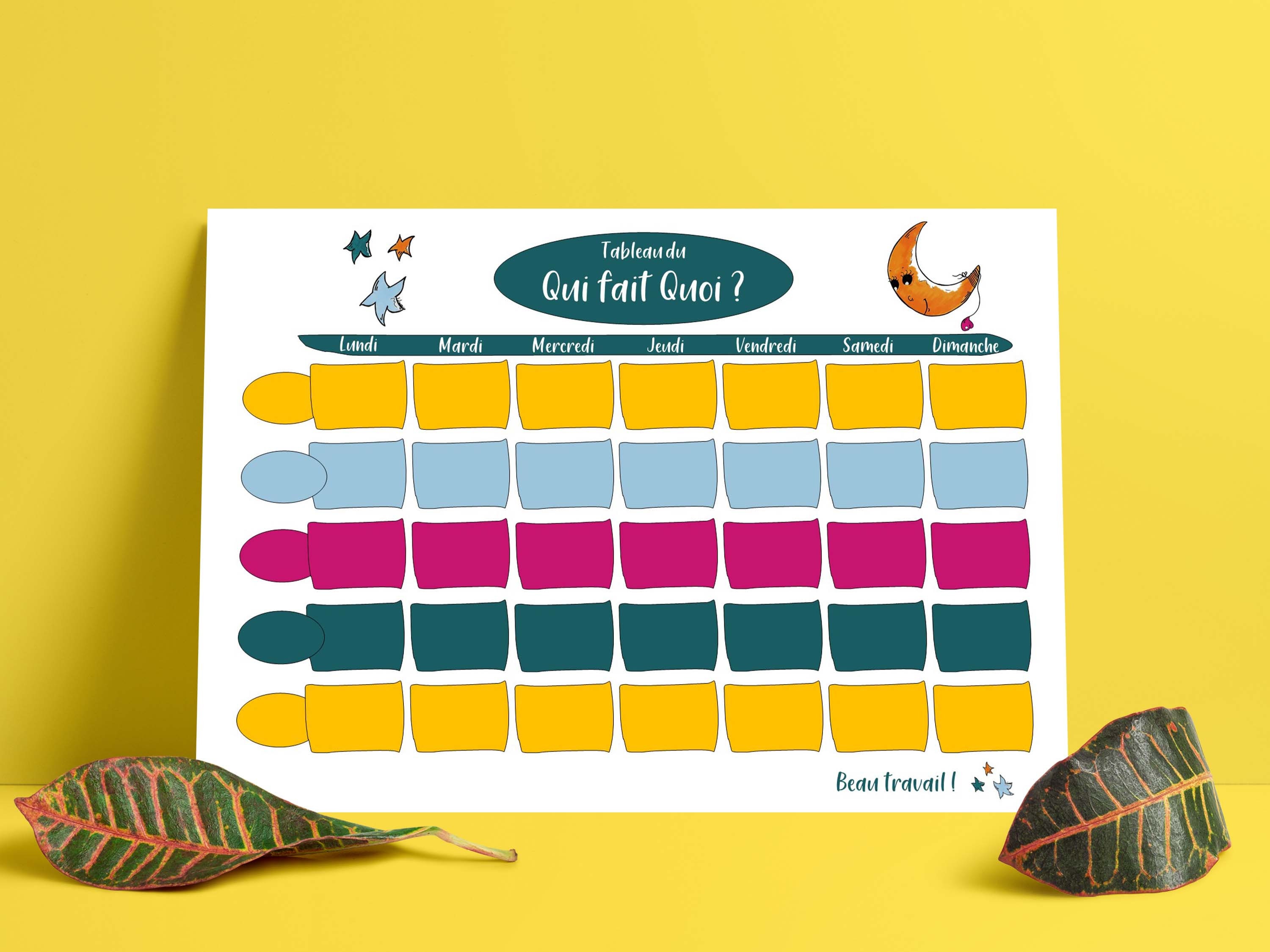 Tableau Magnétique Du Qui Fait Quoi ?