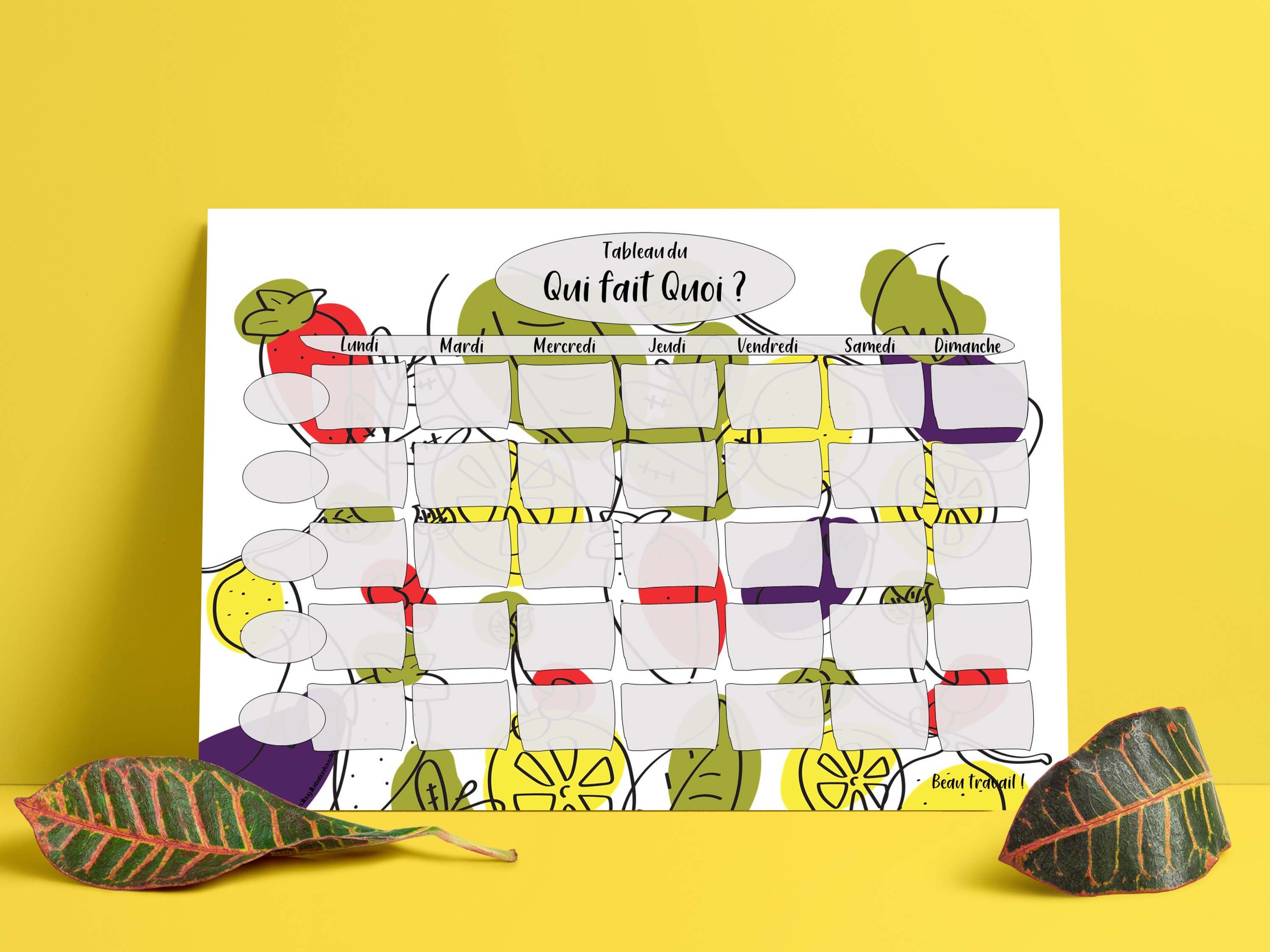 Tableau Magnétique Du Qui Fait Quoi ?