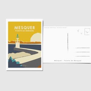 Carte postale "Mesquer - Pointe de Merquel"