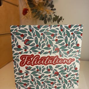 Carte postale Felicitations Fragonnette