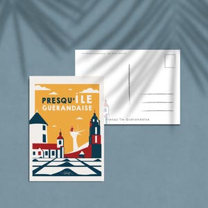 Carte postale - La presqu ile Guerandaise