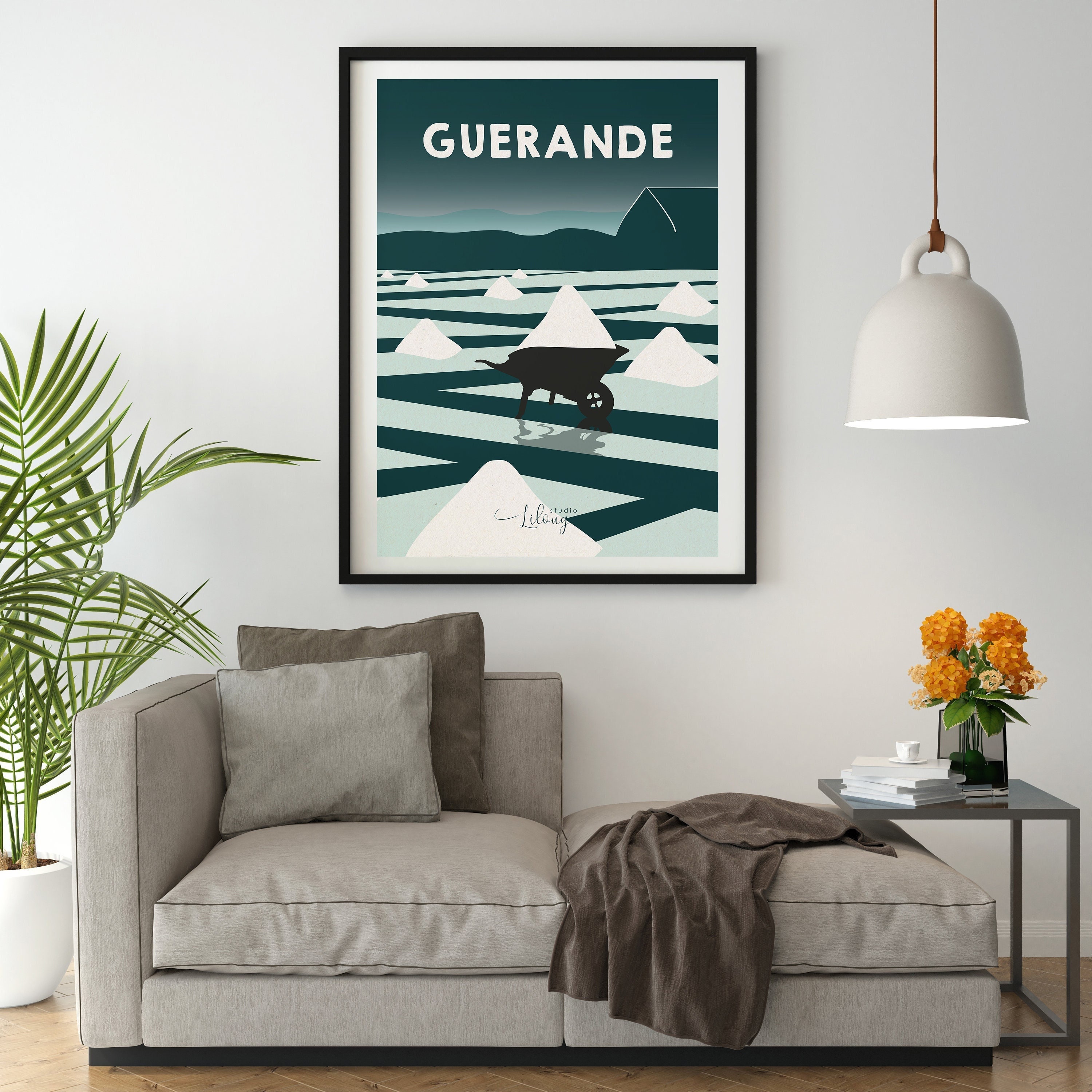 Affiche Paludier et Brouette