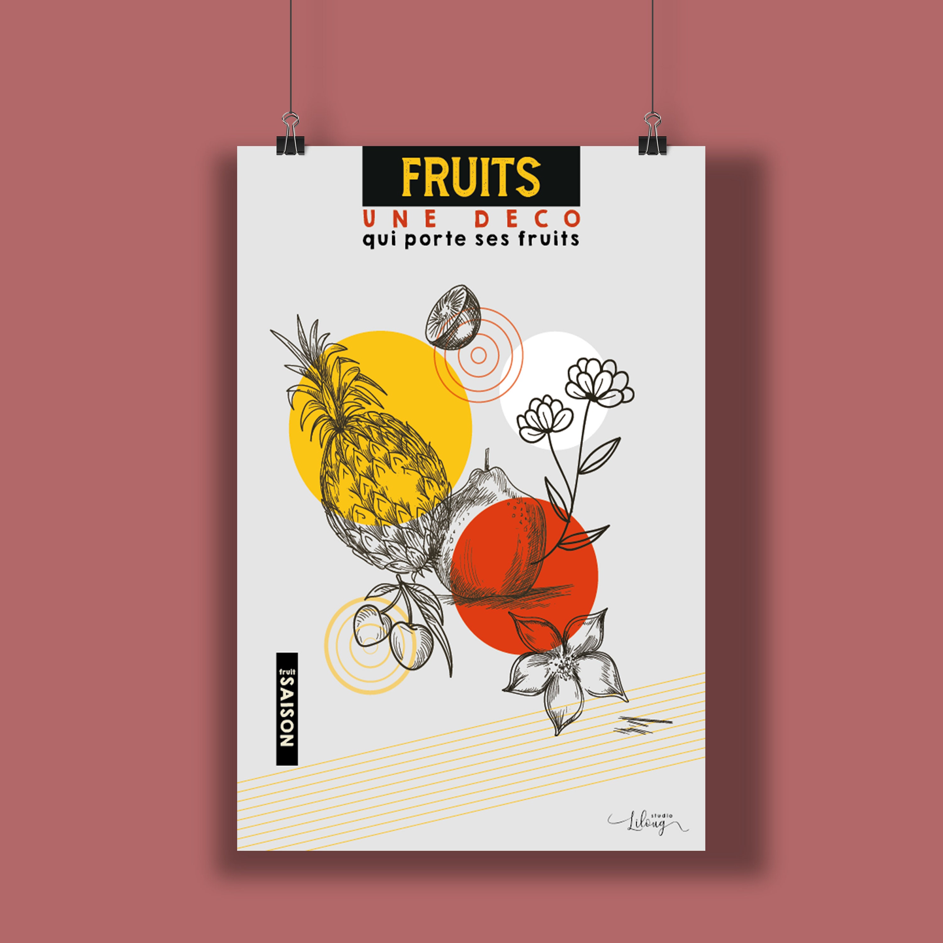 Affiche Fruits