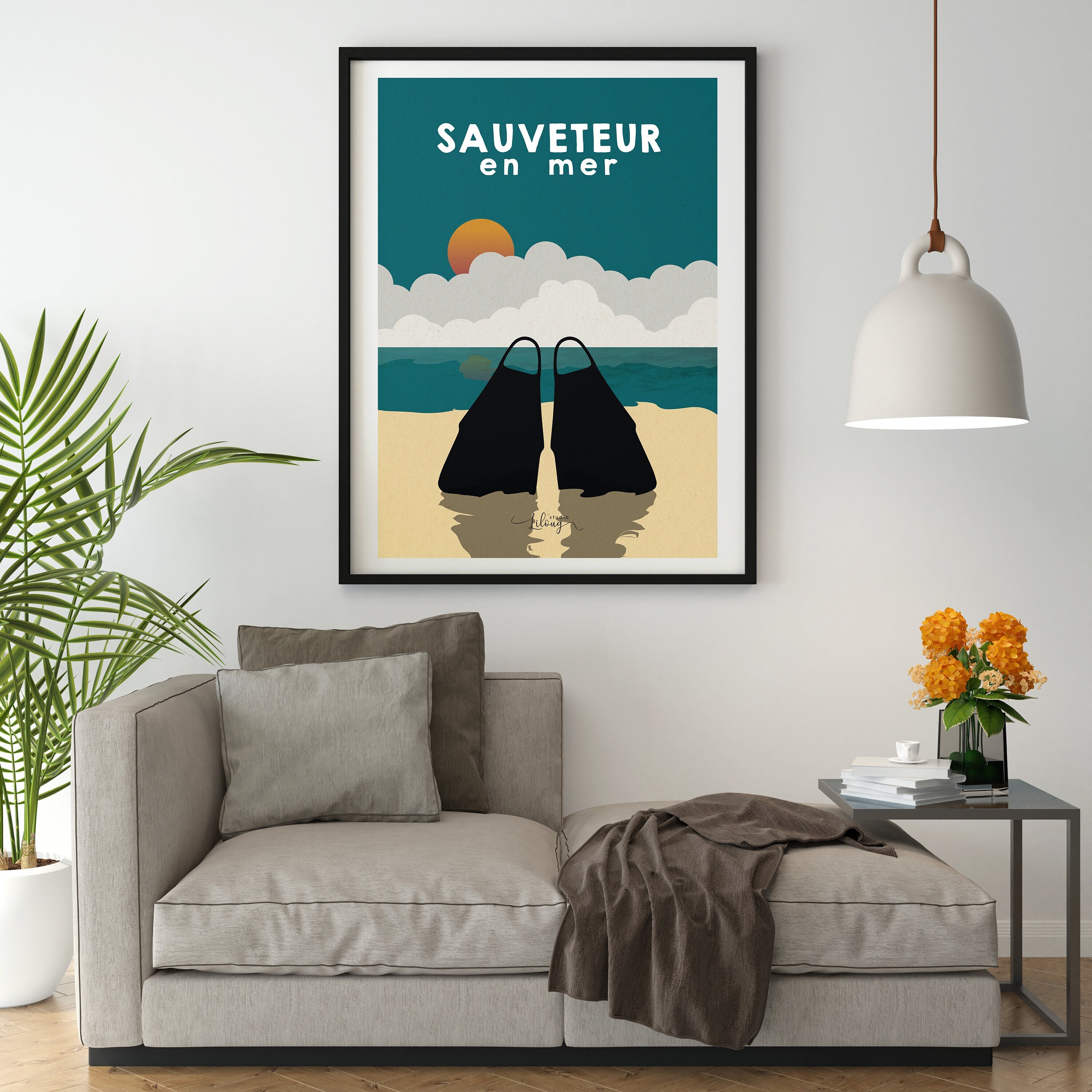 Affiche Sauveteur en Mer 2 