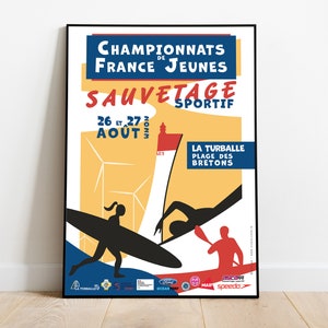 Póster A3 - Campeonato de Francia de Rescate Deportivo