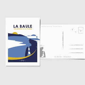 Carte postale "La Baule - Baigneur"