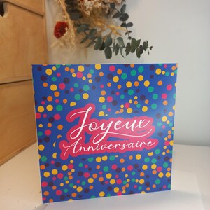 Carte postale Joyeux Anniversaire Colorfish 7