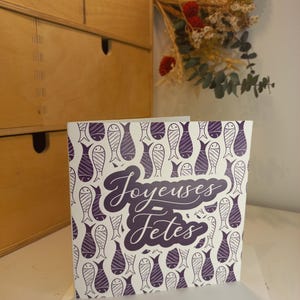 Carte postale Joyeuses Fêtes Colorfish 3