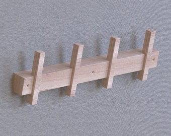 Wooden Peg Racks for Organizing Your Space