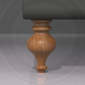 4Pcs of Wooden Furniture legs - Matches DIY projects!