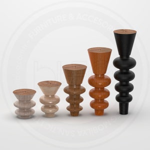 Handcrafted Wooden Furniture Legs - Custom DIY Solutions for Sofas, Cabinets, and More