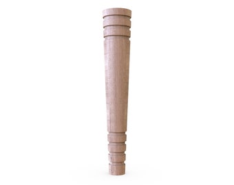 Beech Wood Furniture Legs (Set of 4) - 25cm DIY Table Legs