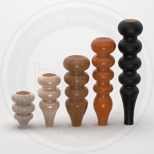 4pcs of Wooden Furniture Legs - Easy and perfect match to DIY projects
