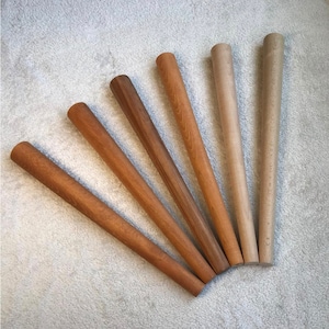 Set of 4 Mid-Century Style Tapered Legs - Wooden Legs for desks and coffee-tables.