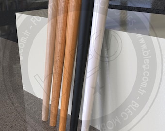 Beech Wood Tapered Table Leg (73cm/29in) - DIY Furniture Upgrade