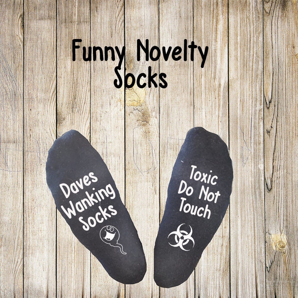 Funny Cheeky Wanking Socks Fathers Day/birthday Socks Can Be - Etsy