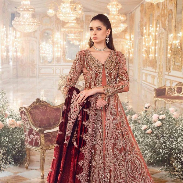 Pakistani wedding dress | original Maria B Designer dress | Indian wedding dress | Pakistani wedding suit