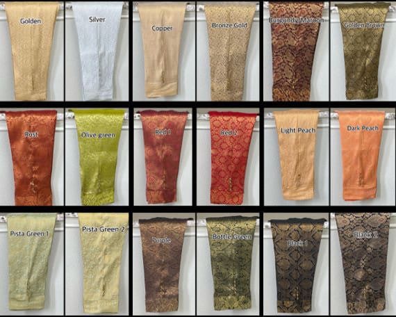 Golden hotsell jamawar trousers