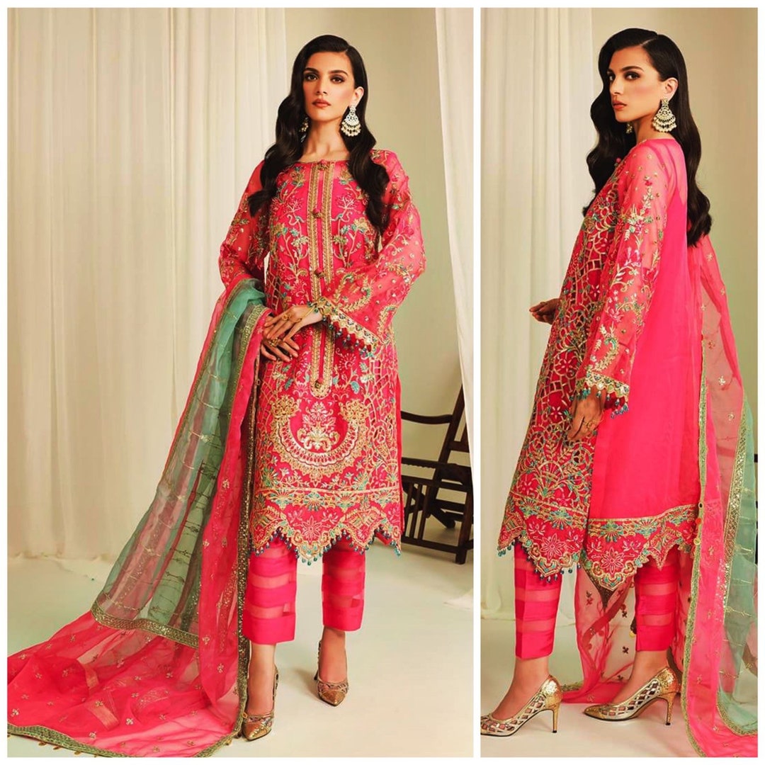 Pakistani Salwar Kameez Indian Wedding Dress Indian Salwar Etsy